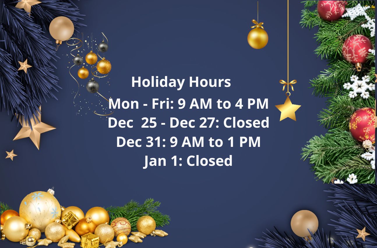 Holiday Hours